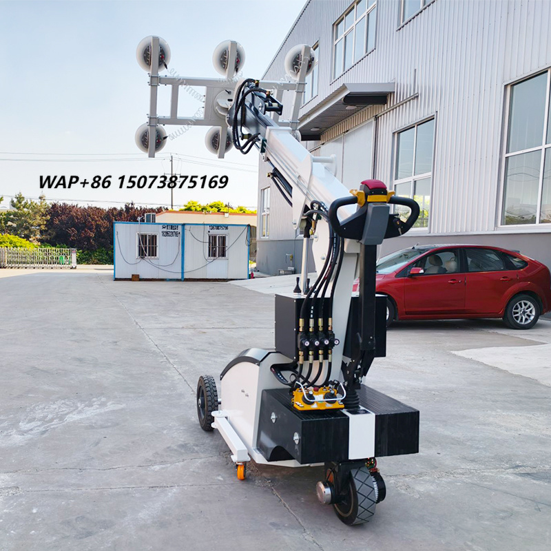 Vacuum Suction Cup Lifter - Glas-, Stahl-, Granit- und Marmor-Installations-Saugnapfroboter, Elektrischer