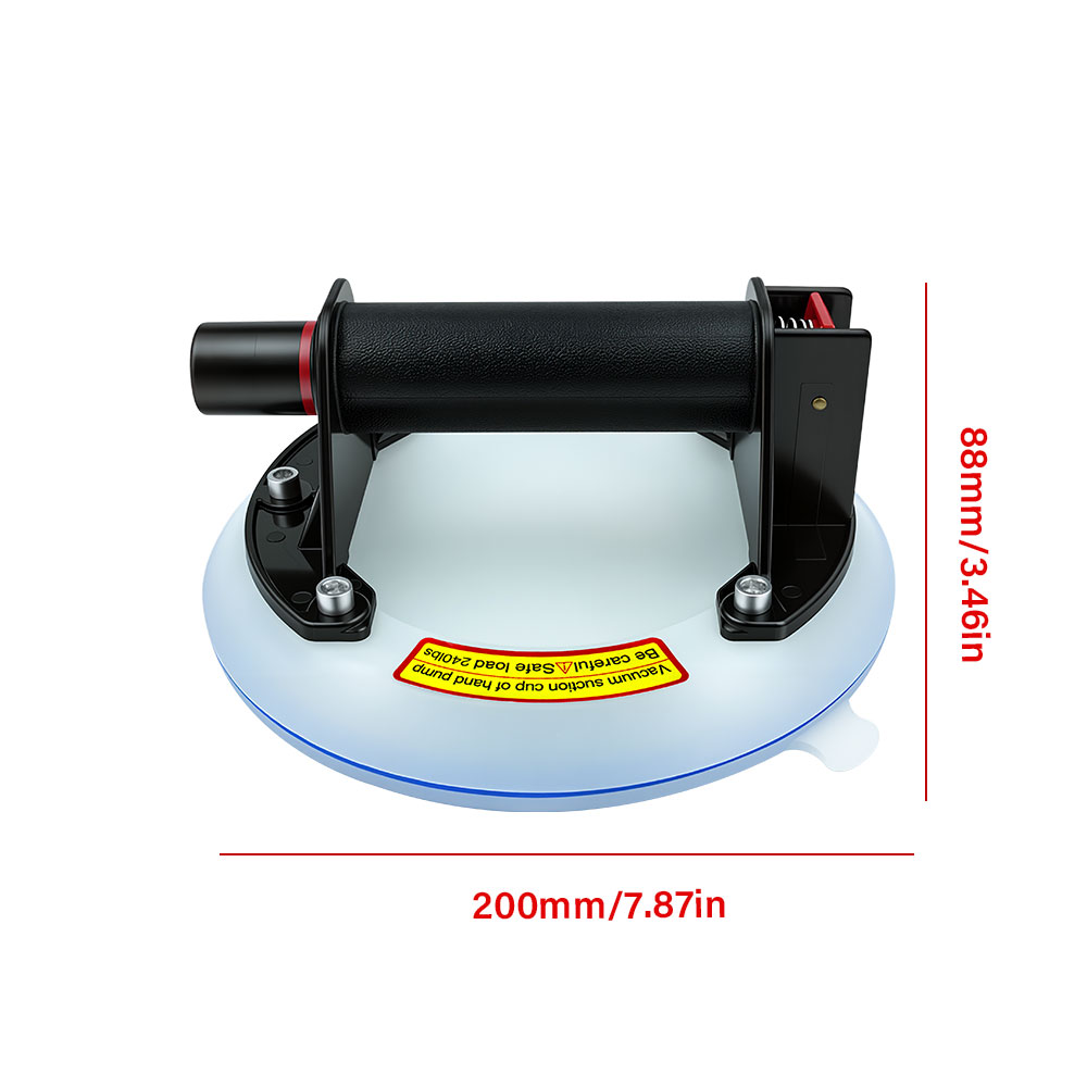 Vacuum Suction Cup Lifter - 8 Zoll Vakuum-Saugnapf Starke Saugkraft Handheber