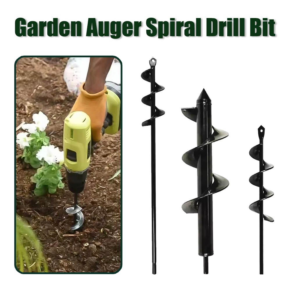 Post Hole Digger - Garten Schnecke Spirale Bohrer Sechskant Welle
