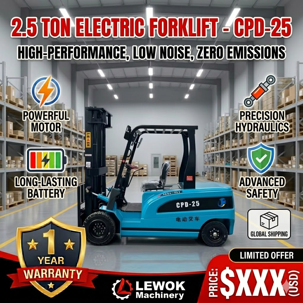 Heavy Equipment Battery - Elektrischer Gabelstapler 2,5 Tonnen Hubkraft Schwerlast-LKW