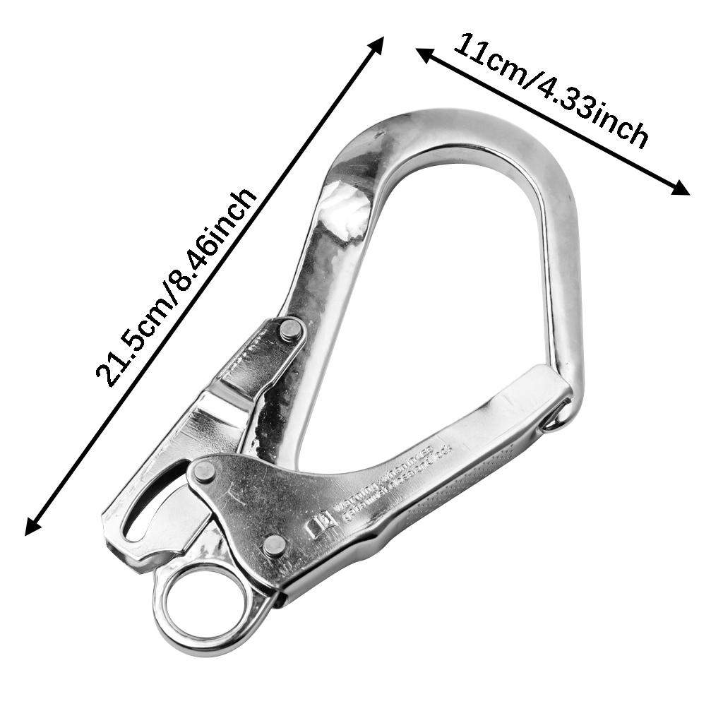 Heavy Equipment Work - Kletterausrüstung Sicherheits-Karabinerhaken Hochbelastbarer Legierungsstahl-Karabiner für Bergsteigen