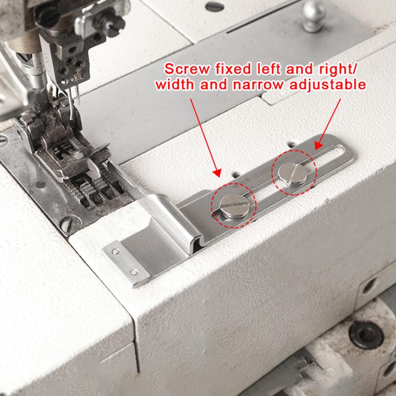 Heavy Equipment Guide - Industrielle Nähmaschine mit Zickzackfuß, Drei Nadeln,