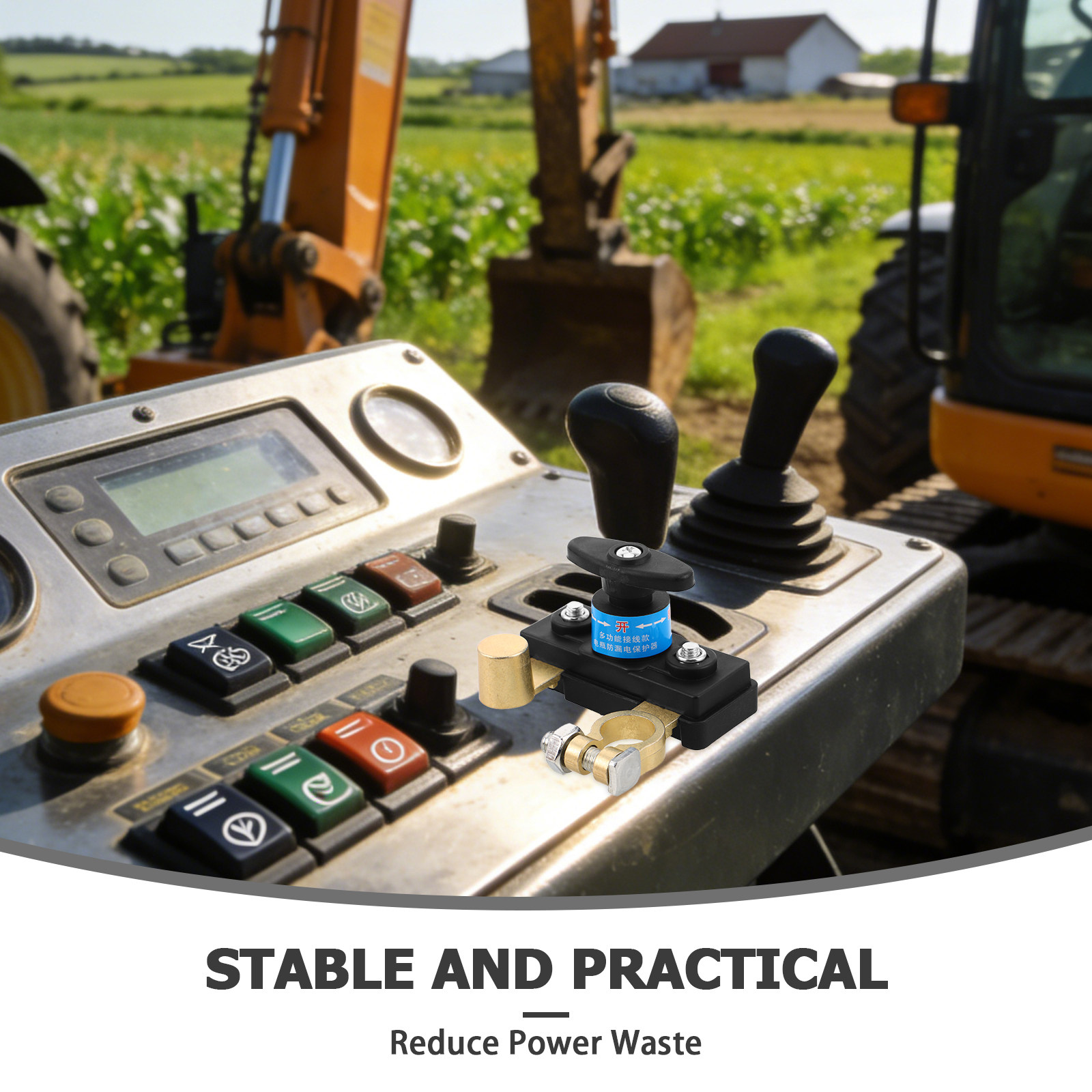 Heavy Equipment Battery - RV-Batterietrennschalter, Hochleistungs-Abschaltschalter für LKW, Traktoren, Boote,