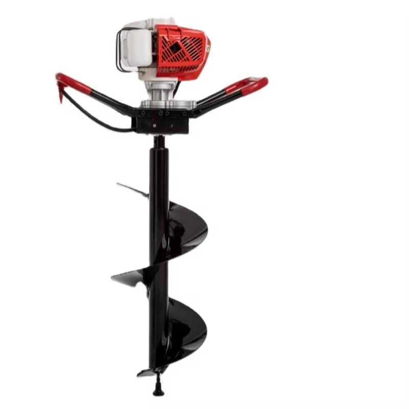 Post Hole Digger - Industrieller 51,7 cm³ 2-Takt-Erdbohrer mit Metallstange