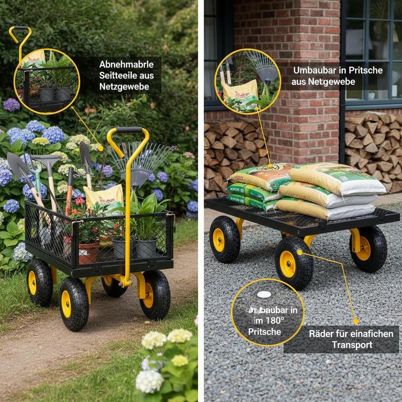 Stahl-Gartenwagen 900 lbs für  – Heavy Equipment Work Bewertung und Preis