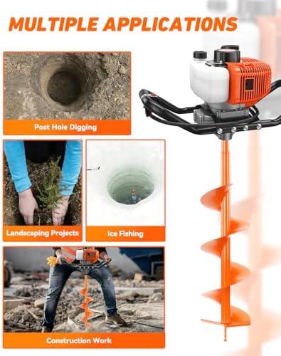NEO-TEC 63CC Erdbohrer mit Ben – Post Hole Digger Bewertung und Preis