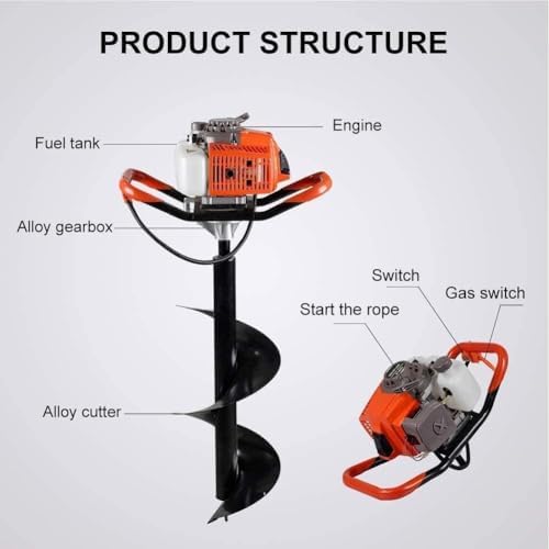 62CC Erdbohrer Benzinbetrieben – Post Hole Digger Bewertung und Preis