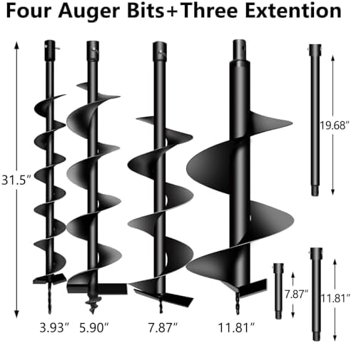 62CC Erdbohrer Benzinbetrieben – Post Hole Digger Bewertung und Preis